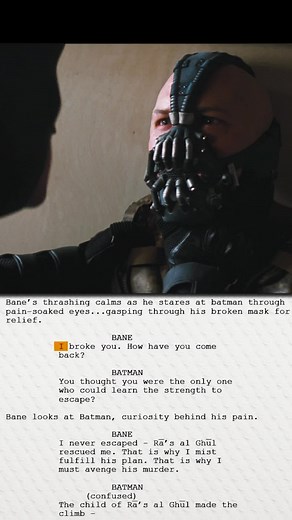 the twist that rewrote everything you just watched 🦇 #DarkKnightRises #SceneVsScreenplay #FilmTok #Nolan #Screenplay
