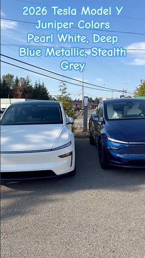 2026 Tesla Model Y Juniper Colors | Pearl White MultiCoat Vs Deep Blue Metallic Vs Stealth Grey