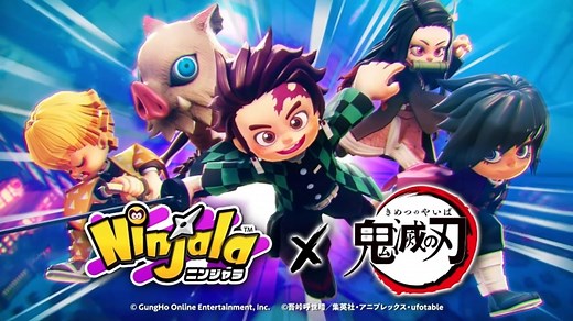 Ninjala 1st Anniversary Demon Slayer: Kimetsu no Yaiba Crossover Underway
