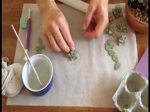 How to make gum paste succulents