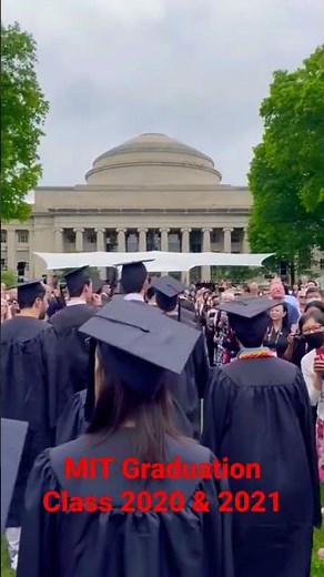 MIT Graduation Ceremony for Class 2020 and 2021back in May :)