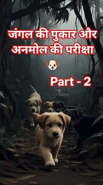 Brave Puppy Enters the Dark Jungle 🐶 | Cartoon Dog Story PART 2