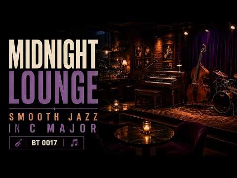 Midnight Lounge l Smooth Funky Jazz Backing Track in C Major l BT 0017