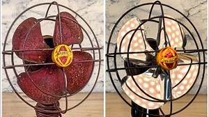 Restoring a 1950s table fan to glory