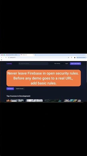 Open Firebase Rules + Live URL = Anyone Can Edit Your Database #Shorts