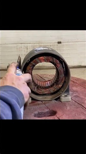 Electric Motor Stator Cleanup + Reinsulation (Quick Shop Fix)