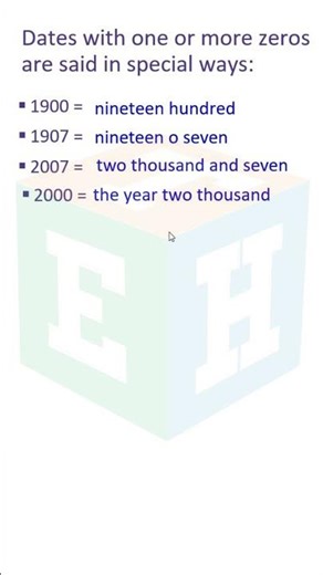 Dates with Zeros: The Special Way to Say Them!