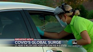 GLOBAL SURGE: Stephanie Ramos reports as COVID-19 cases top 50 million worldwide, with the U.S. recording more than 100,000 cases in a day for four straight days and hospitalizations on the rise in 43 states. https://abcn.ws/2JHzvzS | ABC World News Tonight with David Muir