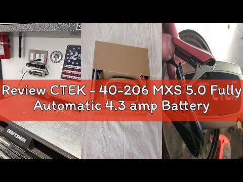 Review CTEK - 40-206 MXS 5.0 Fully Automatic 4.3 amp Battery Charger and Maintainer 12V