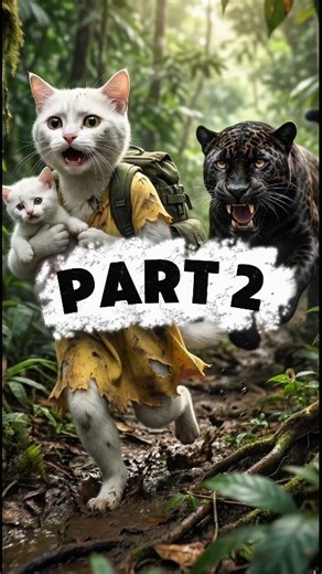 Part 2 😱✈️ After the Plane Crash💥 They Fought the Jungle to Survive While Waiting for Rescue 😫 #cat #catvideos #meow #catslovers #kitten | Spot An Screen