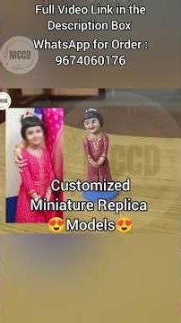 Make Your Own Customized Handmade Mini Model😍❤️ #shorts