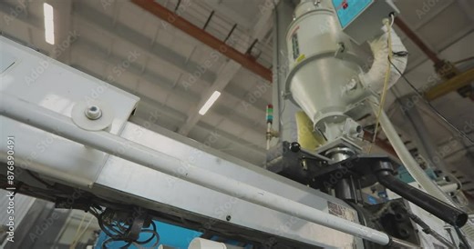 Injection molding thermoplastic machine. The process of creating a plastic part by injection molding