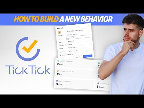 TickTick: How to use Habits