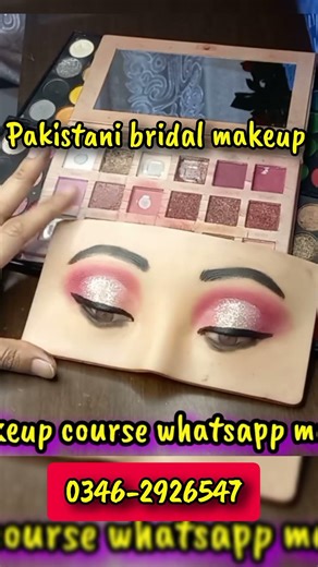 Pakistani Bridal Eye Makeup Step by Step #shorts