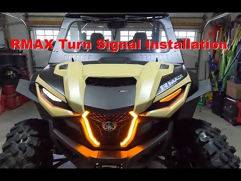 RMAX Turn Signal Installation