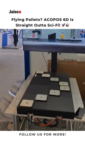 Jaisco | Motor Manufacturer🇮🇳 | ACOPOS 6D isn’t just motion tech—it’s magnetic levitation for your factory floor! Pallets fly, spin, and move in six directions with insane... | Instagram