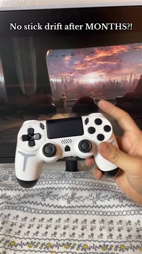 PS4 controller with RGB, no stick drift #gamecontroller #lwk16245tts4991 #tiktokshopjumpstartsale #TikTokMadeMeBuyIt #spotlightfinds