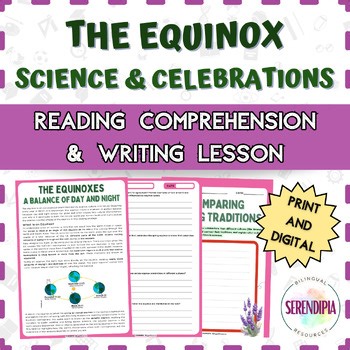 Spring & Fall Equinox Science | Nonfiction READING COMPREHENSION | Middle School