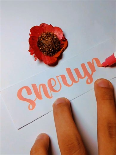 Learn Calligraphy with Sherlyn's Name Tutorial