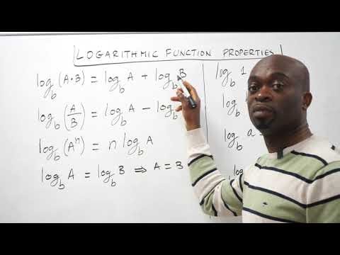Logarithmic Function - Properties