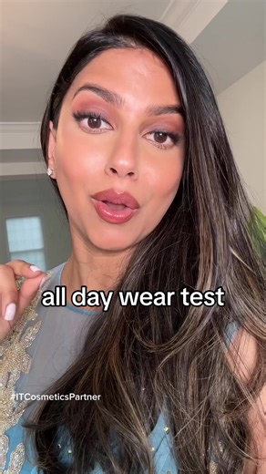 The @IT Cosmetics original CC Cream is worth all the hype. First of all, the color match 🤯😍😍 My exact shade is Tan Warm, and it literally is my most perfect match. But I also love the amazing coverage of this CC cream! Also love that it has skincare ingredients like hyaluronic acid, niacinamide, vitamin E, AND SPF 50 ! So so good #ITCosmeticsPartner #makeup @Ulta Beauty