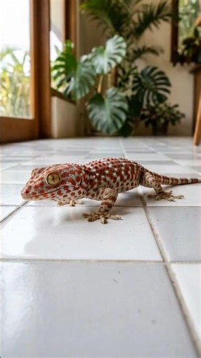 How Tokay Gecko Walking #shorts #lizards #geckos