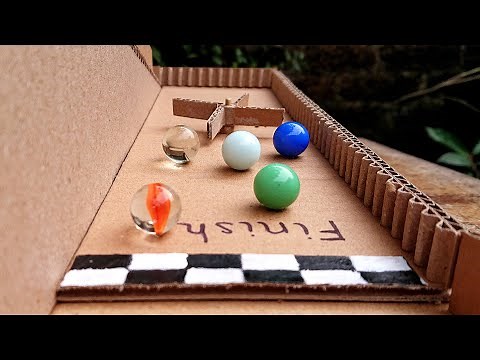 How To Make Marble Race from Cardboard