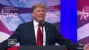 TRUMP’S UNSCRIPTED CPAC SPEECH: The co-hosts discuss the content of Pres. Trump’s speech at the 2019 Conservative Political Action Conference and how he has impacted the Republican Party. http://abcn.ws/2CcjBVI | The View
