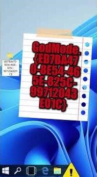 Windows Has a SECRET God Mode 😱 #techshorts #mytechspace #techsimplified