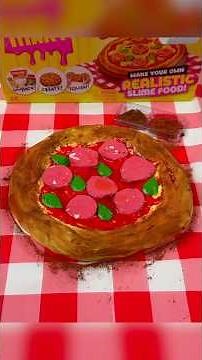 Zuru slime mart pizza kit 🍕ASMR video #slime #satisfying #asmr