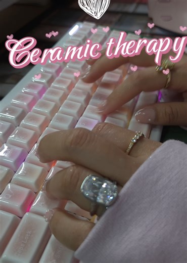 Tuesday mood: grounded and unbothered 🤍 Cerakey Zen75 bringing that deep, rich ceramic thock that just feels intentional. Soft sound. Heavy presence. Clean aesthetic. @cerakeyofficial #cerakey #asmr #keyboardasmr #typingasmr #ceramickeycaps . . . . . . Cerakey Zen75 • ceramic keycaps keyboard • thocky keyboard sound • keyboard ASMR typing • premium mechanical keyboard • deep acoustic keyboard • custom keyboard build • aesthetic desk setup • 75 percent keyboard • luxury typing experience • cream