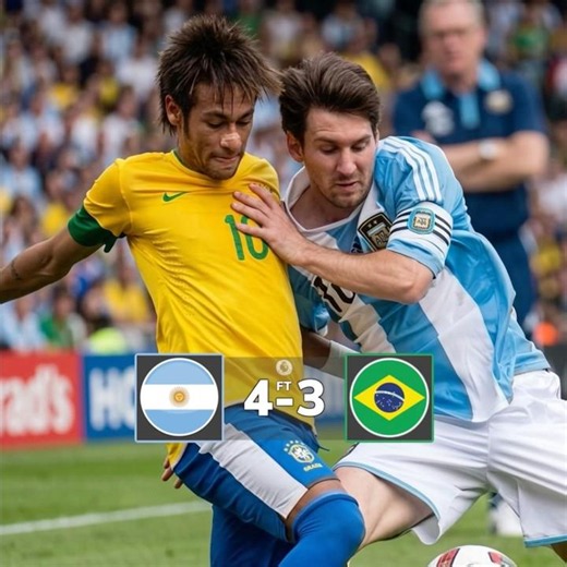 MESSI HUMILIATED NEYMAR🔥 Argentina vs Brazil 4-3 - Highlights & Goals - Friendly 2012