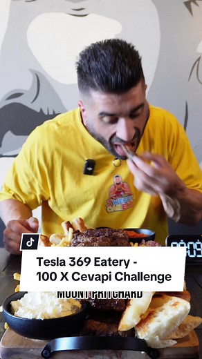 100 X Cevapi Challenge at Tesla 369 Eatery | Authentic Balkan Feast