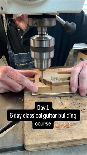 Day 1 - 6 day classical guitar building