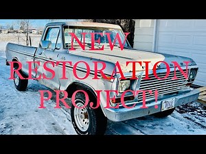 1979 Ford F150 Ranger, restoration project. Start up and walk around. New Series : Daniels DIY.