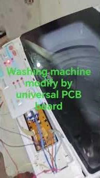 Washing machine modify by universal PCB board