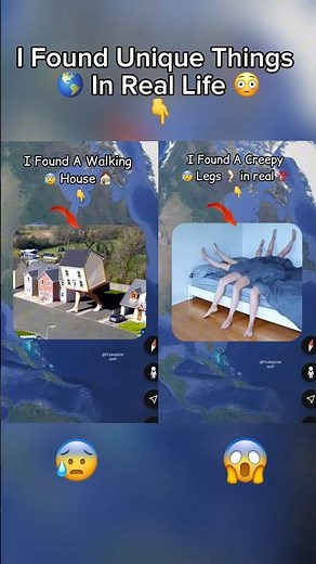 I Found Unique Things in Real Life on google earth and google maps 🌎 #shorts #findexplorerearth