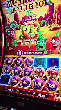 Fiesta Spins Bonus #slot #slotscasinogames #hotslot #casino #newslotmachine #jackpot