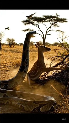 Fawn vs Giant Python 🐍 You Won’t Believe What Happens!