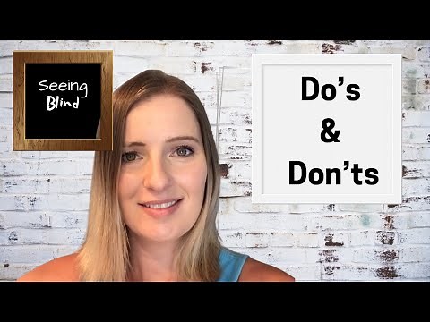 How To Help A Visually Impaired Person (VIP) | Legally Blind | Seeing Blind