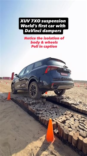 Motoroids.com | Mahindra XUV 7XO is equipped with the all new DaVinci adaptive dampers which are claimed to offer unparalleled blend of ride quality and... | Instagram