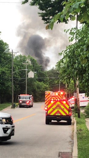 Video provided by Josh Weinkam shows heavy smoke coming from an East Westwood home that police, fire and SWAT responded to Monday night. We're waiting to learn more about the situation now: https://bit.ly/3ToXyUS | WCPO 9