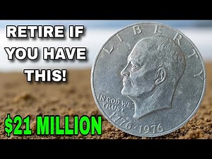 Most Rare And Valuable 1976 Eisenhower One Dollar Coin! US One Dollar Coins Worth Money!