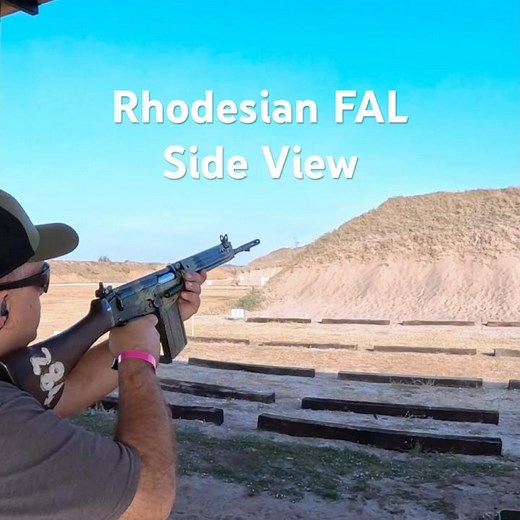 Rhodesian FN FAL side view