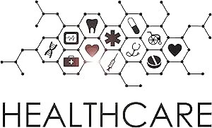 Vinyl Wall Decal Healthcare Medical Office Hospital Clinic Health Stickers Mural Large Decor (ig6062) Black