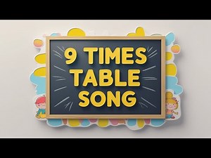 9 Times Table Song for Kids | Skip Counting by 9 | Fun Multiplication Song | Learn Times Tables