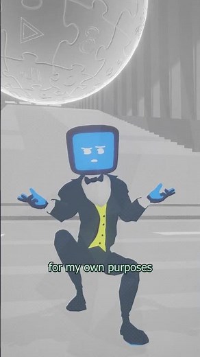 I built a WIKIPEDIA LIBRARY in Blender!