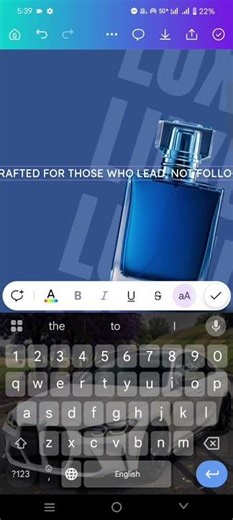 “Create Luxury Perfume Poster in Canva 🔥 | Easy Aesthetic Design Tutorial #shorts”