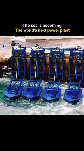 Wealth on Instagram: "Harnessing the ocean's motion for clean, renewable energy is no longer science fiction. Wave power generators convert constant swells into electricity using mechanical or hydraulic systems, offering predictable, day-and-night output. Coastal nations and innovators, like China with floating solar panels, are turning water into a scalable power source, solving land limitations and improving efficiency. As the world seeks decarbonization, wave energy could complement offshore