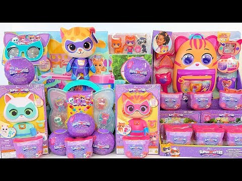 ASMR SuperKitties 🐱 Disney Junior Oddly Satisfying Toy Unboxing Super Gatito 🐈‍⬛ Super Kitty Toys
